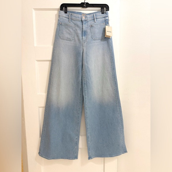 New $268 Mother Patch Pocket Undercover Sneak Jeans Friendly Reminder 28 NWT - Picture 6 of 10